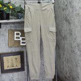 A New Day Womens Relaxed Fit Knit Super Soft Cargo Joggers Walnut Brown S