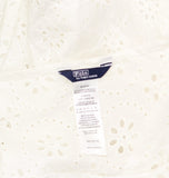 Polo Ralph Lauren Womens Patchwork Eyelet Cover Up Maxi Dress 21484578 White M