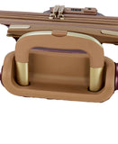London Fog Check-in Expandable Spinner Suitcase Hard Shell Merlot Red 31.5"