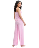 INC International Concepts Lace-Trim Knit Lounge Sleep Tank Top Pale Pink XS