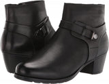 Propet Women's Leather Ankle Boots WFX175L Black 8W