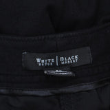 White House Black Market Womens Knit Ponte Embellished Dress Pants Black 6R