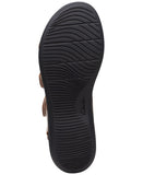 Clarks Womens Laurieann Vine Strappy Sport Sandals 26171269 Beige Brown 6.5M