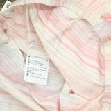 State Of Day Womens Striped Poplin Boxer Sleep Shorts 100185746MS Pink Stripe L