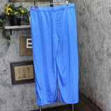 Joylab Womens Low-Rise Satin Tear Away Track Pants 94628907 Vibrant Blue XL