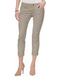 Dollhouse Juniors Ripped Colored Wash Cropped Skinny Jeans Beige Brown 9