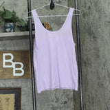 Reebok Womens Knit Active Graphic Tank Top Purple M