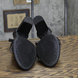 Bandolino Women's Armory Heeled Sandal BNARMORY2 Black Fabric 6M