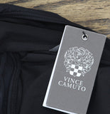 Vince Camuto Womens Standard V-Wire Cut Out One Piece Swimsuit V09102 Black 12