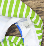 Bleu by Rod Beattie Colorblock Striped Bikini Swim Bottom Blue / Green 10