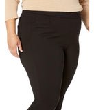 NYDJ Womens Sculpt-Her Ponte Plus Size Modern Leggings WCPP8787 Black 1X