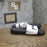 Champion Womens IPO Squish Slide Sandals 94425782 Black Multi / White 9M