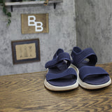 Easy Spirit Womens Docia Double Band Slingback Sandals SEDOCIA2-H Dark Blue 9M