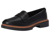 Clarks Westlynn Glow Penny Loafer 26184333 Black Leather 5M