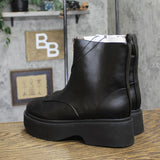 Wild Fable Honor Ankle Combat Platform Boots 94642926 Black 8M