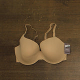 Auden Luxe Stretch Comfort Wire Demi Bra 94266718 Pearl Tan Brown 38DD