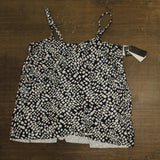 Island Escape Cape Town Printed Tankini Swim Top N770658 Black / White 20W
