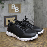 S Sport By Skechers Lace Up Low Top Athletic Sneakers Reiff 3.0 86822057 Black 7