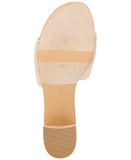 Style & Co. Womens Brycee Crochet Sandals Block Heel 10020332500 Gold Yellow 8M