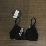 Lauren Ralph Lauren Womens Comfort Collection Repeat-Logo T-shirt Bra. Black 32D