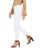 INC International Concepts Womens Mid Rise Boyfriend Jeans 100117316 White 6
