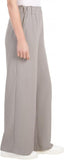 Hilary Radley Womens Wide Leg Crinkle Pants With Elasticwaistband Gray XL