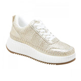 Universal Thread Persephone Sneakers with Memory Foam Insole Gold Yellow 8M