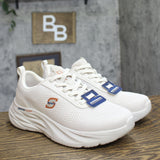 S Sport By Skechers Archie Lace Up Athletic Memory Foam Insole Sneakers White 8
