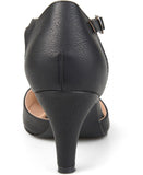Journee Collection Women's Bettie Ankle Strap Heels BETTIE Black 5.5M