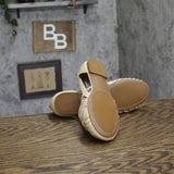 Journee Collection Ekko Womens Woven Flats EKKO Sand Nubuck Brown 8M
