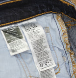 Levi's 501 Curve Stretch Jeans Button Fly Dark Blue 25x30