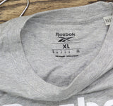 Reebok Womens Graphic Identity T-Shirt Tee II7743 Medium Heather Gray XL