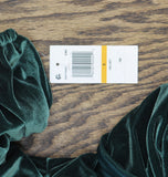 MSK Womens Belted Velvet Long Sleeve V Neck Stretch Dress Emerald Green S