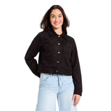 Universal Thread Suede Long Sleeve Snap Front Pocket Fashion Jacket Brown XS