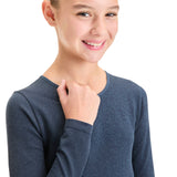 All In Motion Girls Seamless Long Sleeve T-Shirt 91465457 Blue S