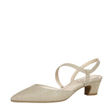 Lifestride Minimalist Strappy Pointed-Toe Pumps H5061S3 Light Gold Shimmer 10W