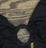 Lauren Ralph Lauren Beach Club Macrame Ring Bikini Top 20501142 Black 8