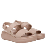 Naturalizer Womens Coast Platform Slingback Flat Sandals Blush Pink 8M