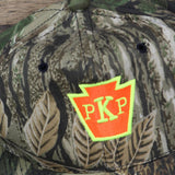 OC Mens Vintage Keystone Pump and Power Snapback Baseball Hat Brown Camo OS