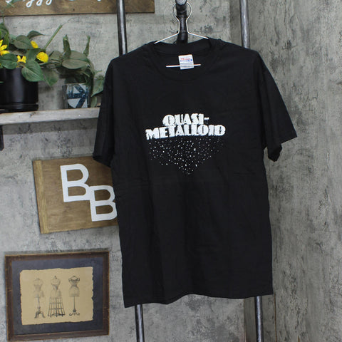 Hanes Mens Vintage Y2K Quasi-Metalloid Gig Tour 97 Band Tee Black L
