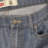 Levis Boys 511 Slim Straight Leg Jeans Light Blue 18