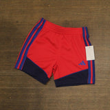 Adidas Boys Toddler Athletic Shorts Red Multi 3T