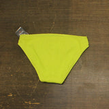 Bar III Womens Textured Hipster Bikini Swim Bottom MBBG24551 Sunny Lime Green S