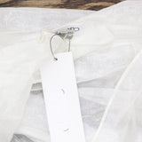 Calvin Klein Rectangle Liquid Metallic Evening Wrap Scarf Eggshell Off White OS