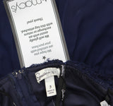 Speechless Juniors Embellished Glitter-Lace Gown Navy Blue 3