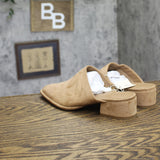 Universal Thread Womens Jessie Faux Suede Heeled Mule 95032858 Brown 7.5M