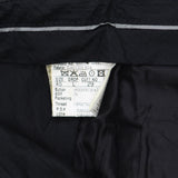 Stafford Mens Vintage Unhemmed Wool Suit Dress Pants Charcoal Pinstripe Gray 45L