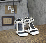 Guess Womens Bacio Wedge Dress Sandals GWBACIO3 White 8M