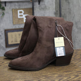 Universal Thread Womens Patsy Tall Fringe Western Boots Chocolate Brown 9.5M