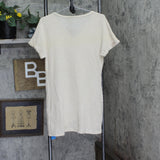 Cupshe Notched Neck Short Sleeve Twisted Cover-Up Mini Dress Beige Brown M